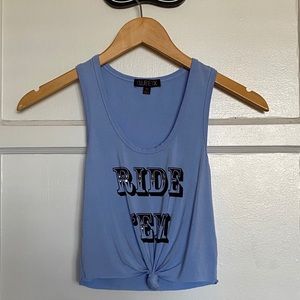Club Exx “Ride ‘Em” Crop Top